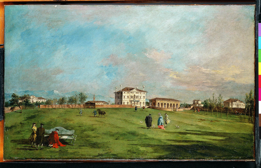 La Villa Loredan, Campagne - Francesco Guardi