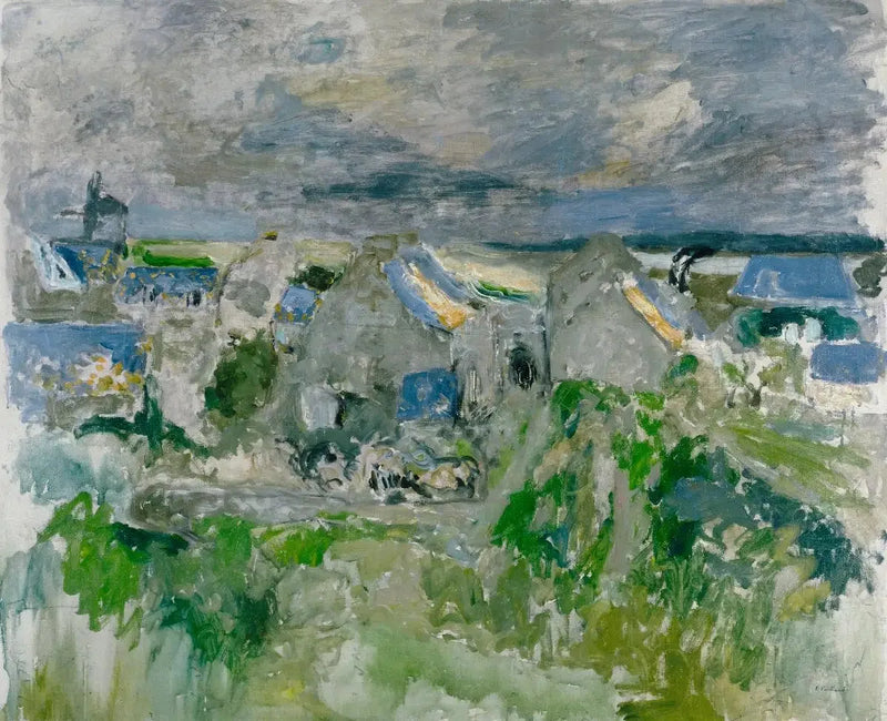 Landsby ved havet. Saint Jacut - Édouard Vuillard