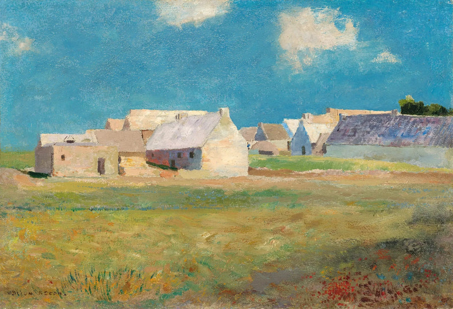 Landsby breton - Odilon Redon