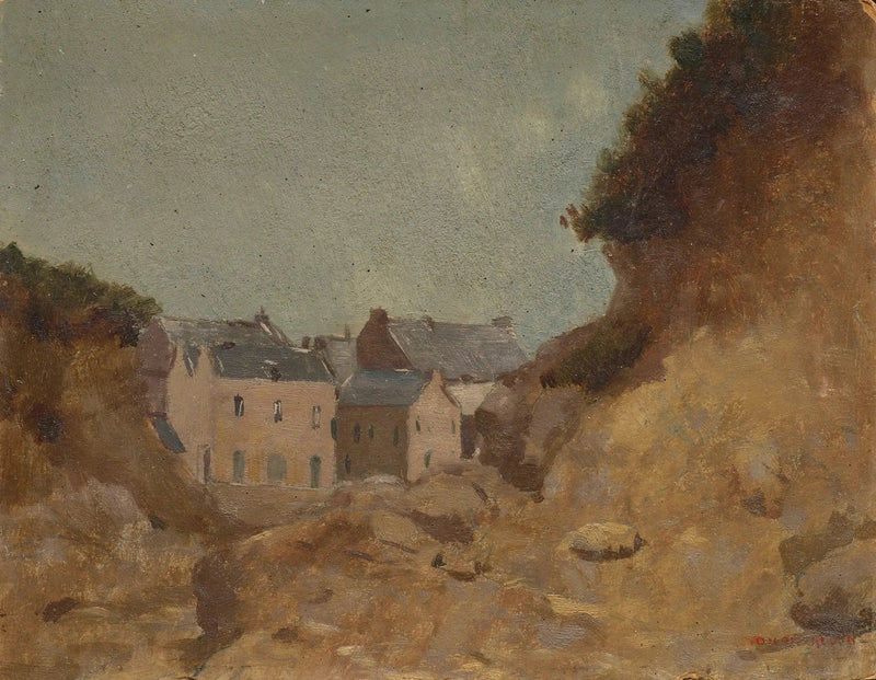 Landsby i Basses-Pyrénées - Odilon Redon