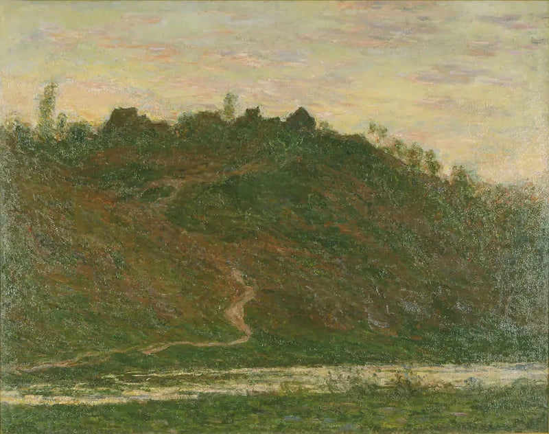 Landsbyen La Roche-Blond, afteneffekt W1238 - Claude Monet