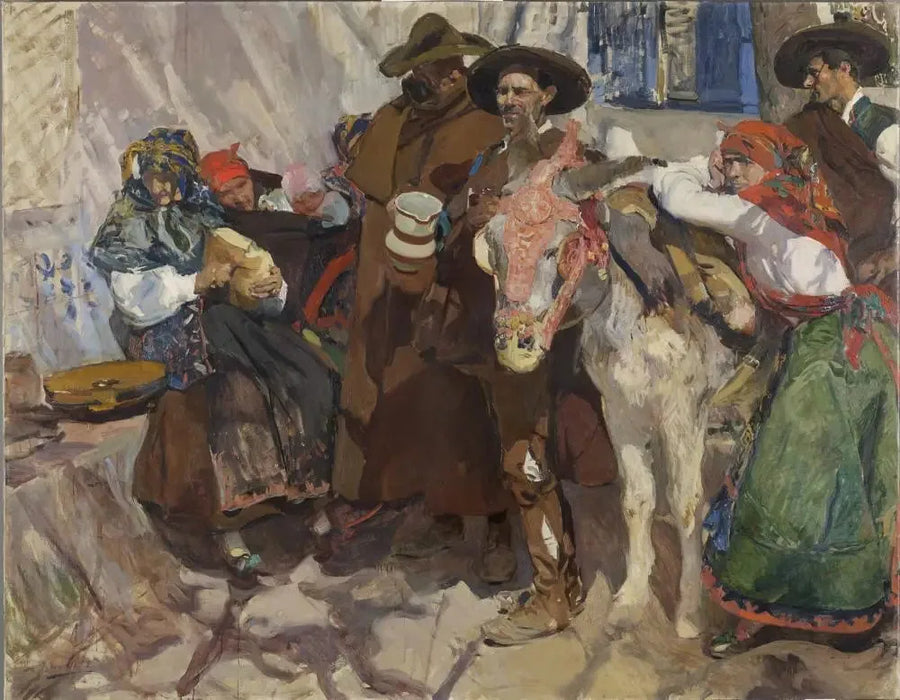 Landsbyboer fra Léon - Joaquín Sorolla