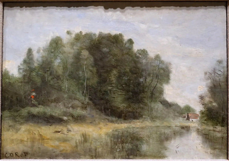 Ville d'Avray - ved damkanten - Jean-Baptiste Camille Corot
