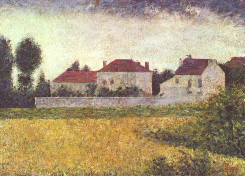 Ville d'Avray, hvide huse - Georges Seurat