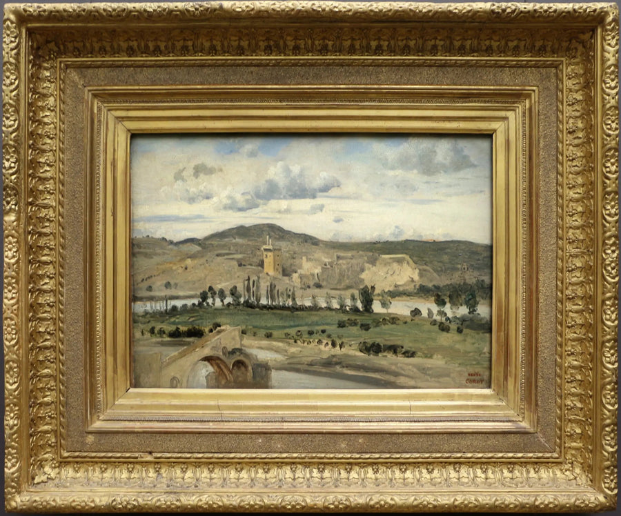 Villeneuve-les-Avignon. La Tour Philippe le Bel - Jean-Baptiste Camille Corot