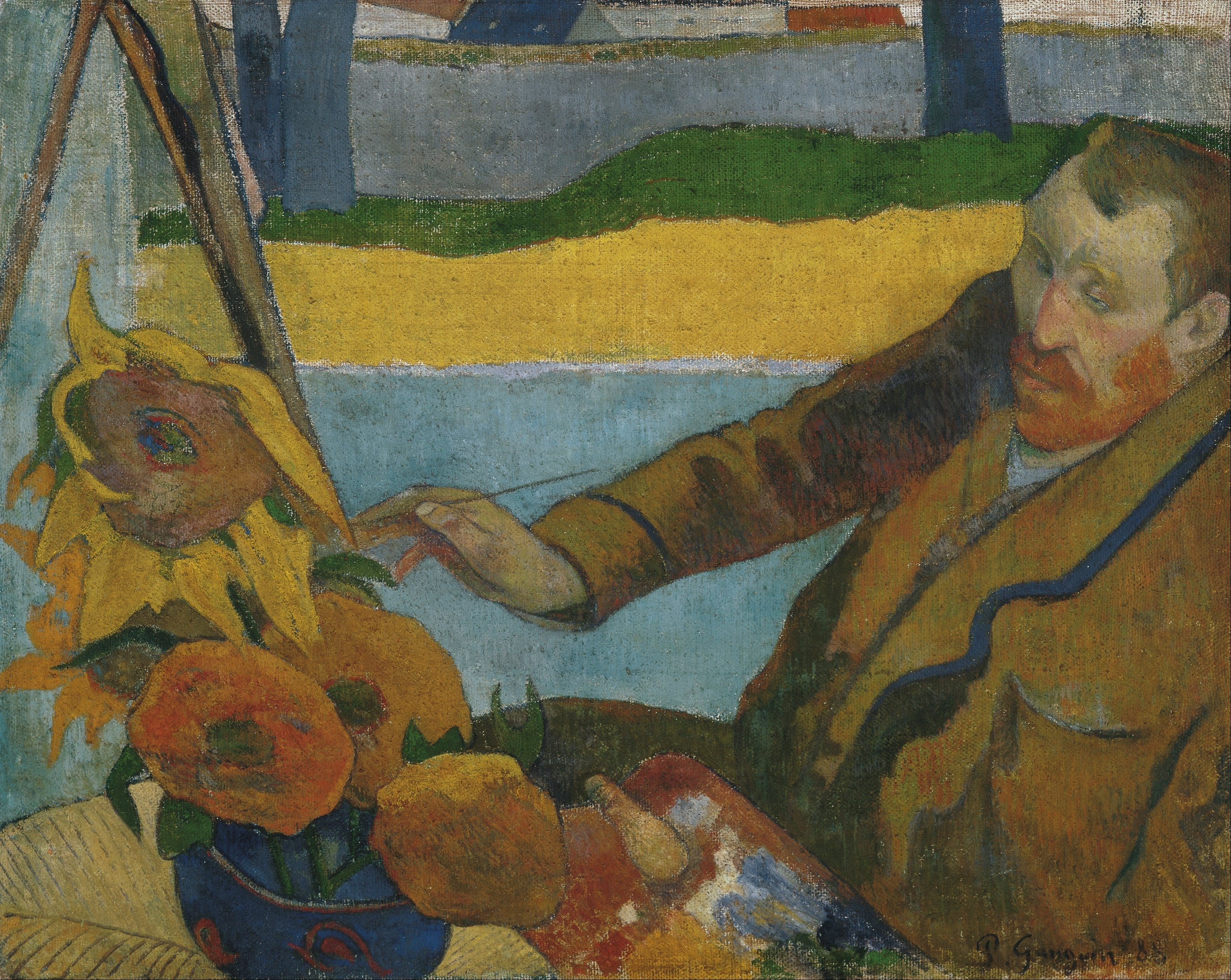Vincent van Gogh maler solsikker - Paul Gauguin