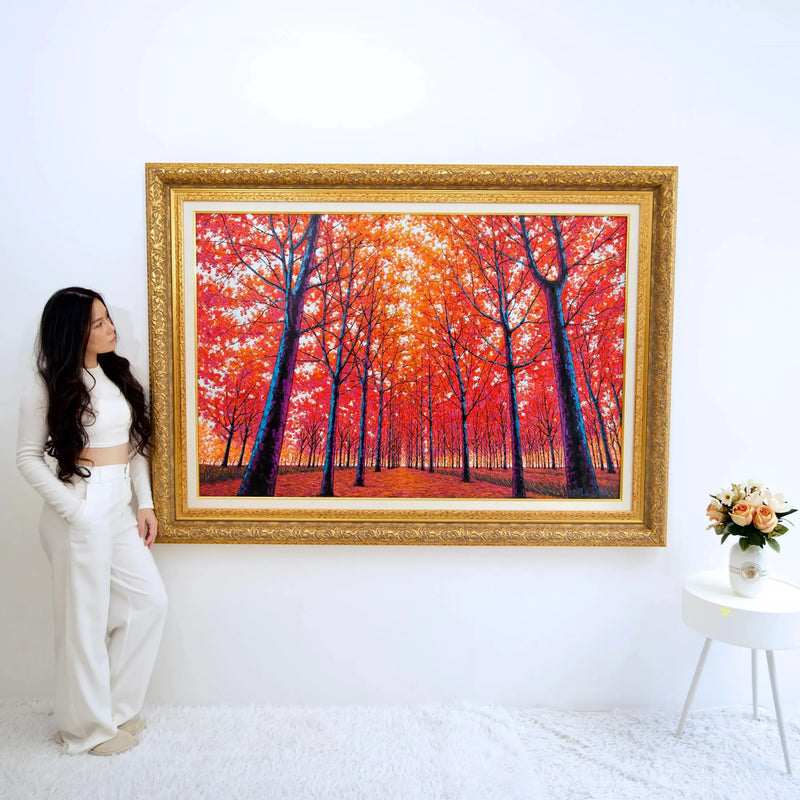 Efterår Ansigt | 150 x 100 cm