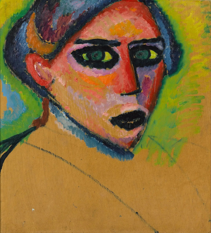 kvindes ansigt - Alexej von Jawlensky