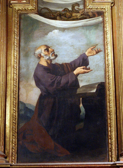 Vision af urene dyr - Francisco de Zurbarán
