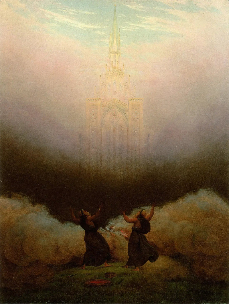 Vision af den kristne kirke - Caspar David Friedrich