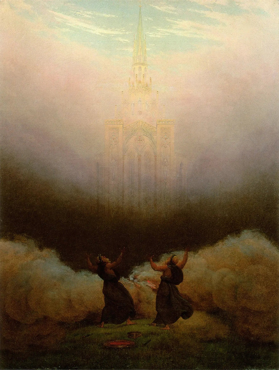 Vision af den kristne kirke - Caspar David Friedrich