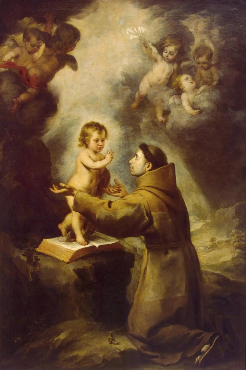 Vision af Sankt Antoni af Padua - Bartolomé Esteban Murillo