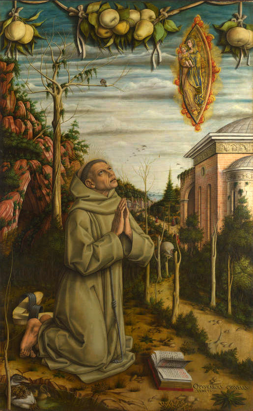 Vision af den salige Gabriele Ferretti - Carlo Crivelli
