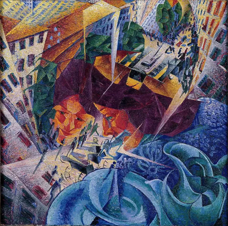 Synkroniske visioner - Umberto Boccioni