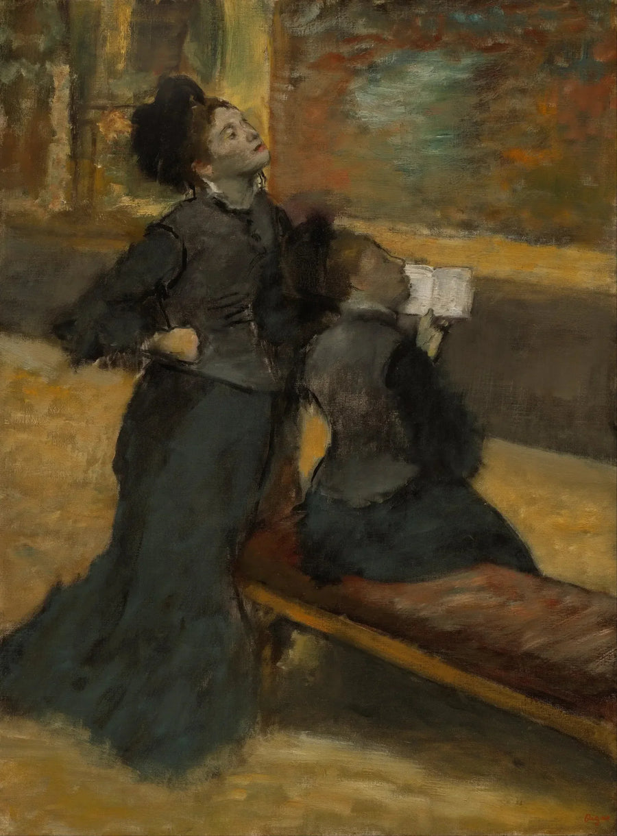 Besøg på et museum - Edgar Degas