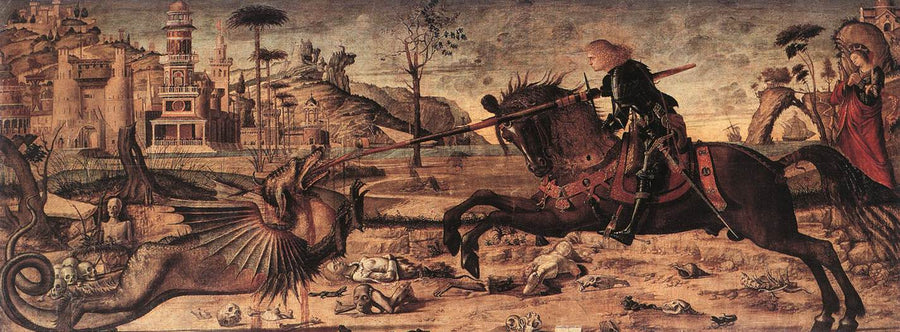 Saint Georges terrassant le dragon - Vittore Carpaccio