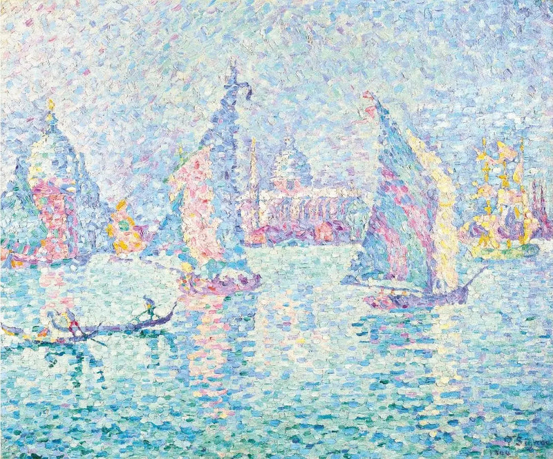 Sejl i Tågen. Giudecca-kanalen - Paul Signac