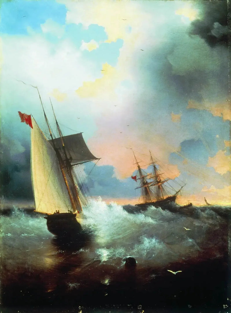 Sejlskib . - Ivan Aïvazovski