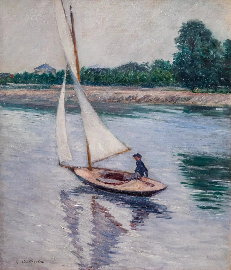 Sejlbåd på Seinen i Argenteuil - Gustave Caillebotte