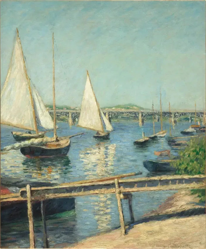 Sejlere i Argenteuil - Gustave Caillebotte