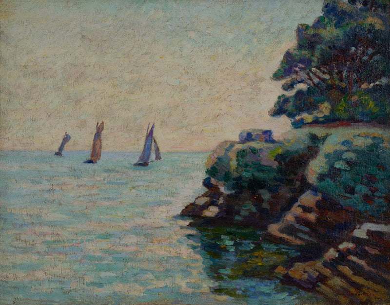 Sejlskibe i Saint Palais sur Mer - Armand Guillaumin