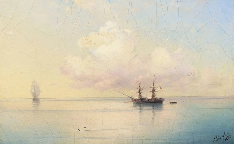 Sejlere i stille vejr. - Ivan Aïvazovski