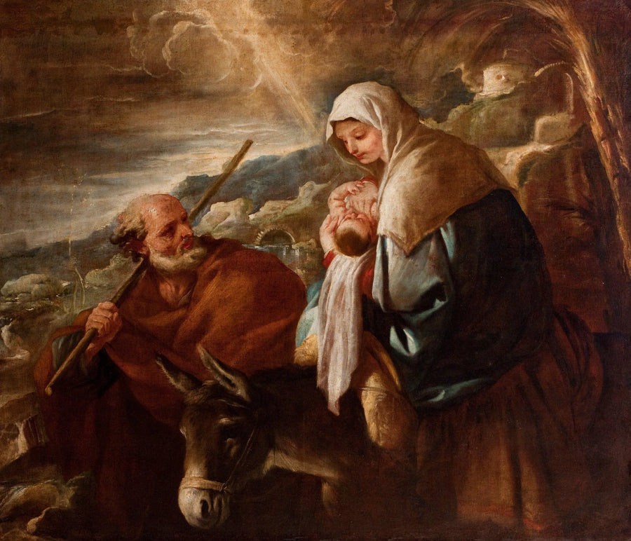 Vogn mod Egypten - Luca Giordano