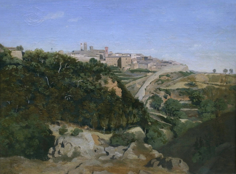 Volterra, la kommune - Jean-Baptiste Camille Corot