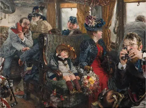 Rejse gennem en smuk natur - Adolph von Menzel