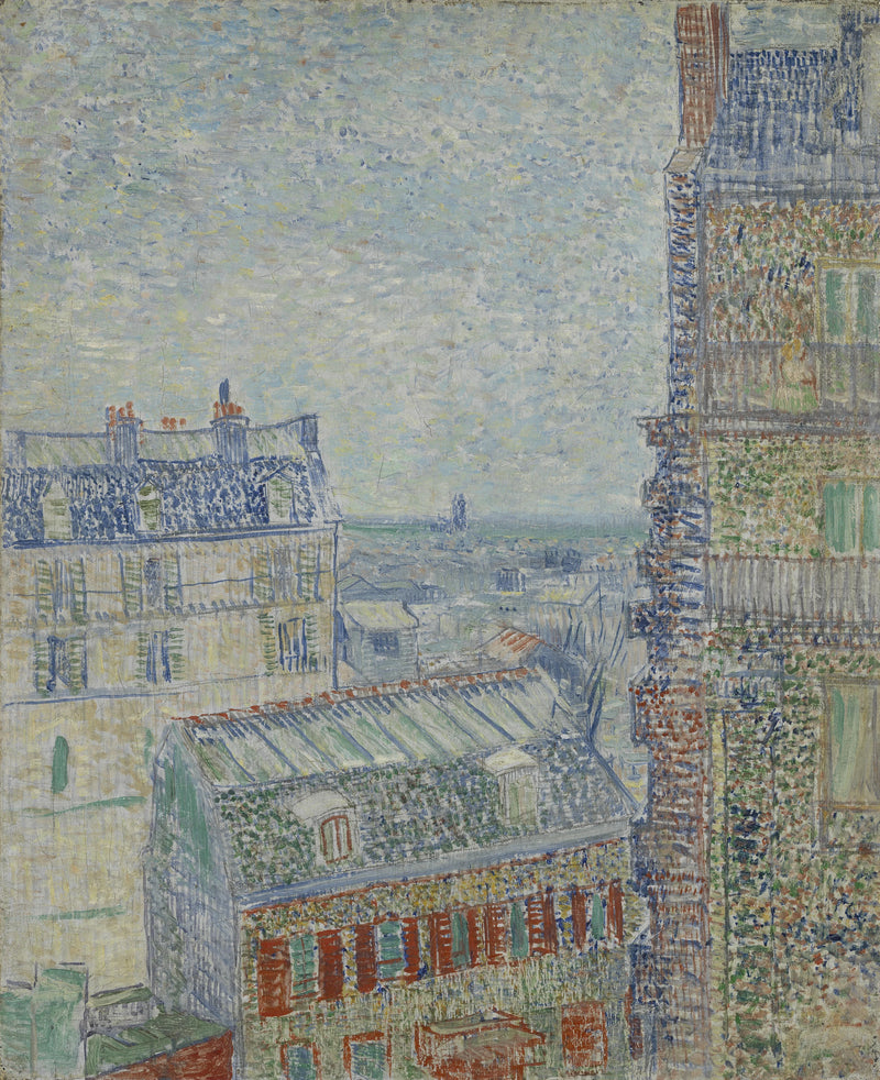 Udsigt over Paris' tage - Vincent van Gogh