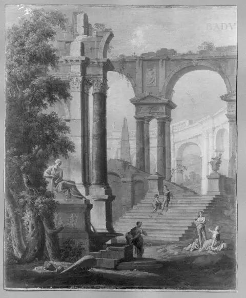 vue architecturale - Giovanni Paolo Panini - Alpha Reproduction