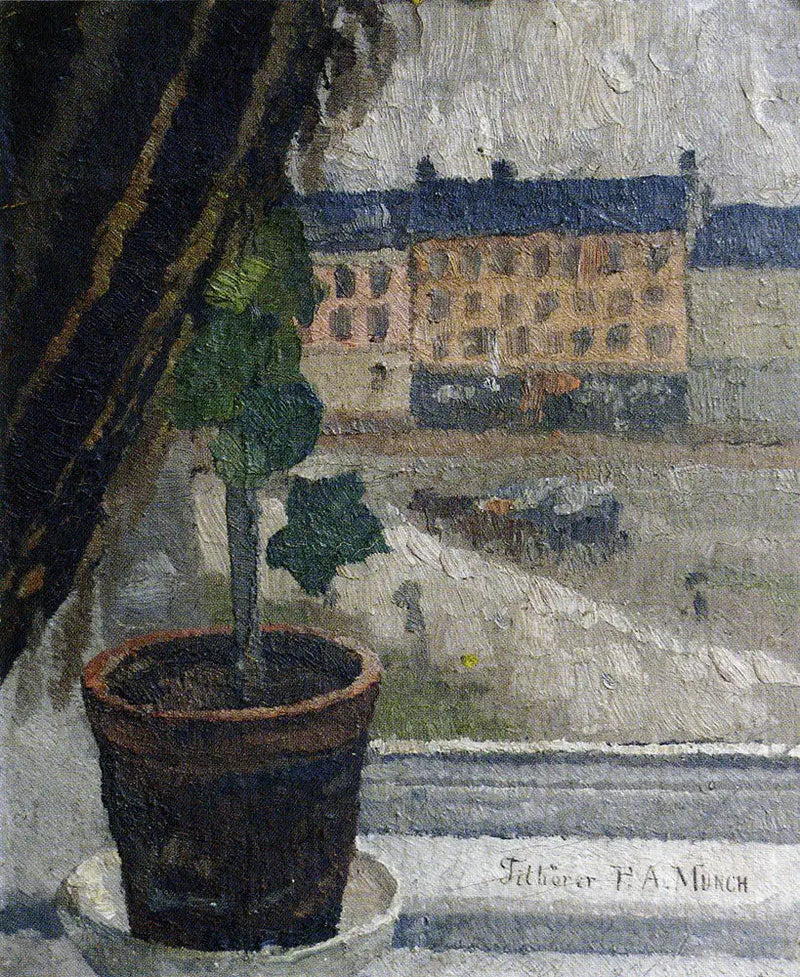 Udsigt over stranden Olaf Rye - Edvard Munch