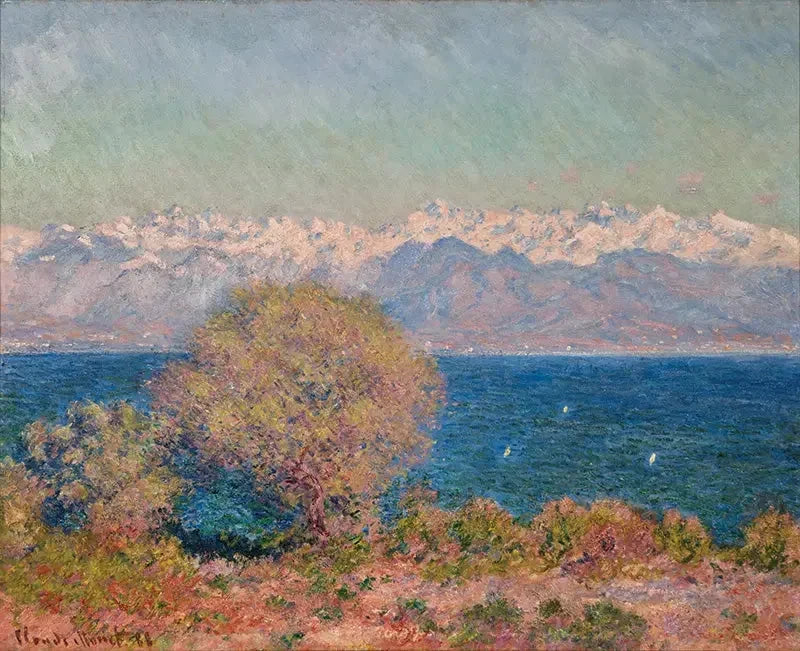 Udsigt over Cap d'Antibes - Claude Monet