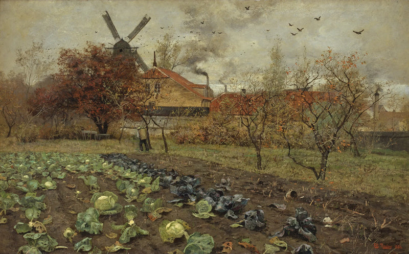 Udsigt over Amerikavej i København - Frits Thaulow