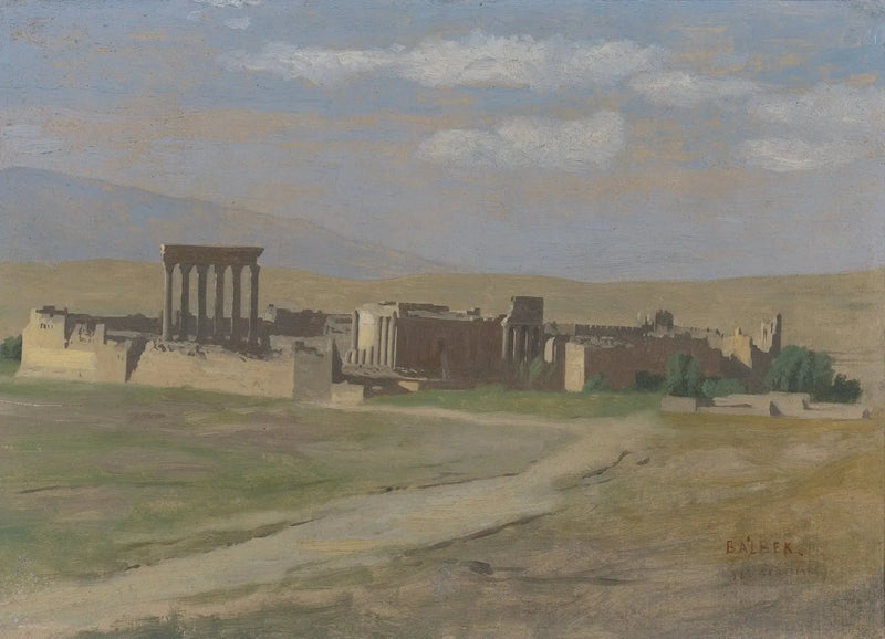 Udsigt over Baalbek - Jean-Léon Gérôme