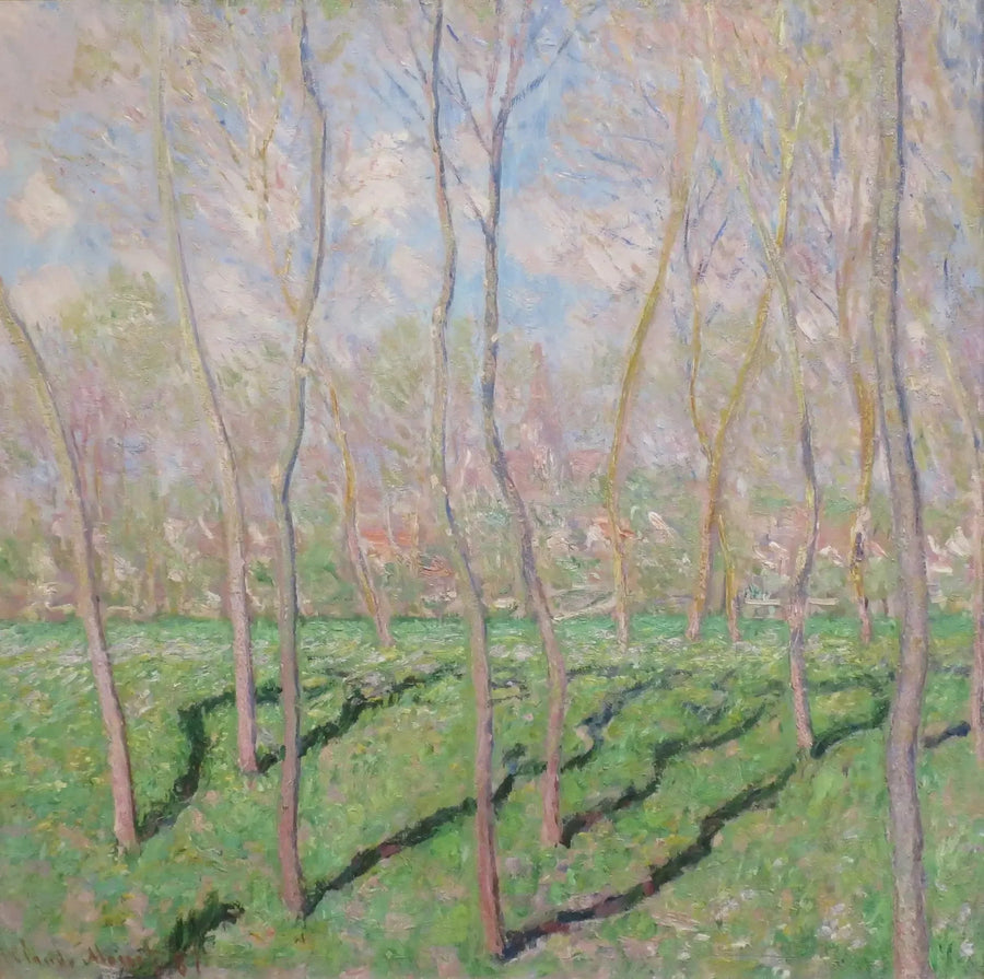 Udsigt over Bennecourt - Claude Monet