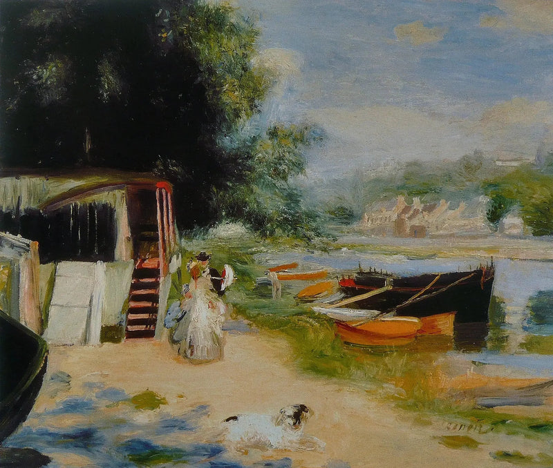 Udsigt over Bougival - Pierre-Auguste Renoir