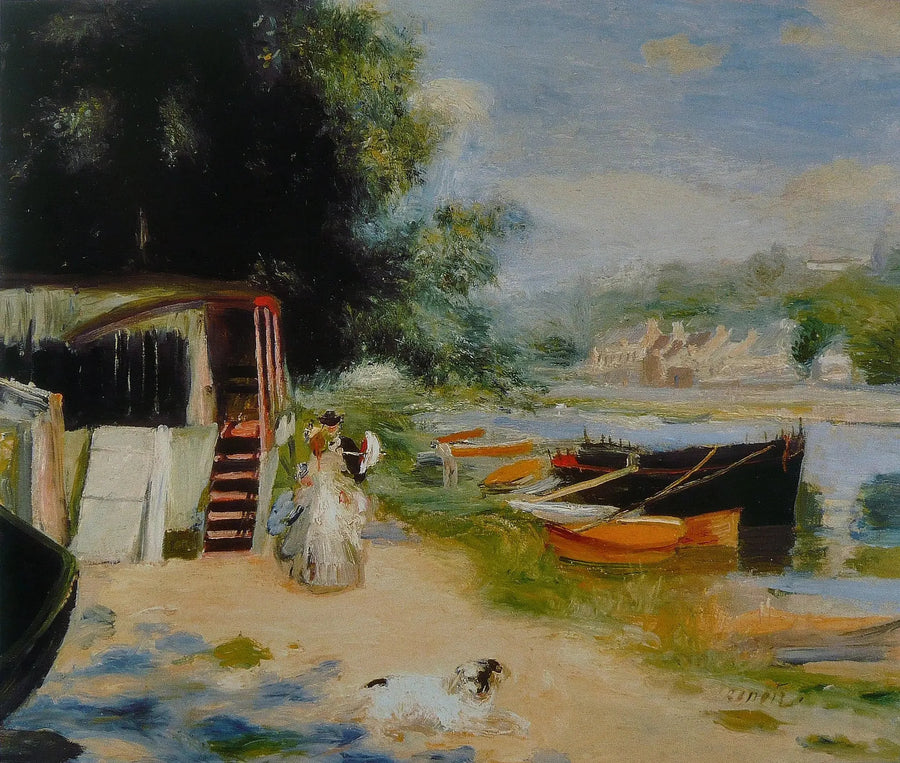 Udsigt over Bougival - Pierre-Auguste Renoir