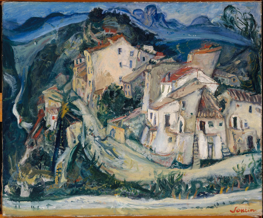 Udsigt over Cagnes - Chaim Soutine