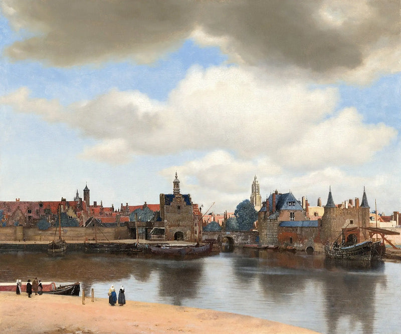 Udsigt over Delft - Johannes Vermeer