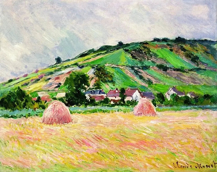 Udsigt over Giverny - Claude Monet