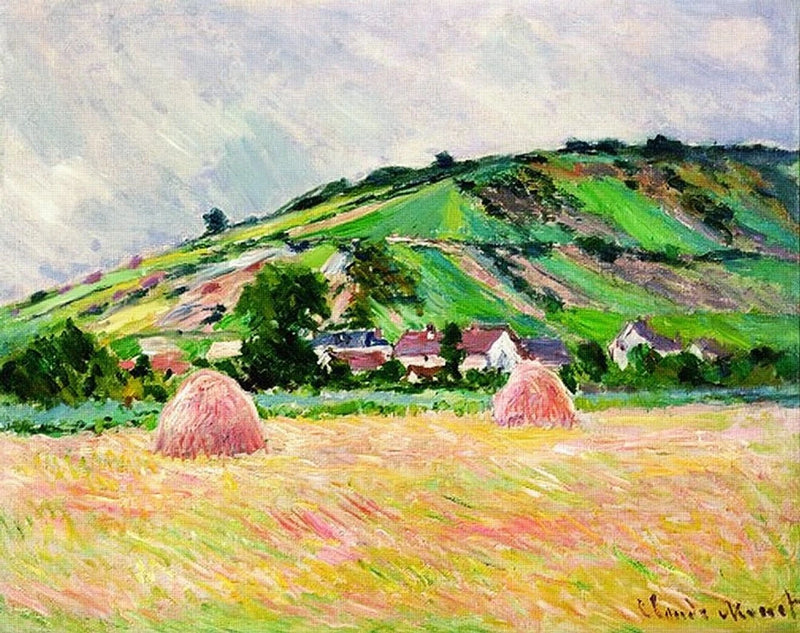 Udsigt over Giverny W1074 - Claude Monet