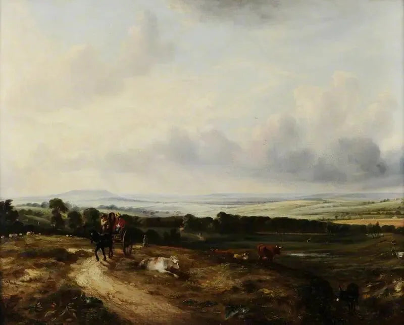 Udsigt over Hampstead Heath - John Constable