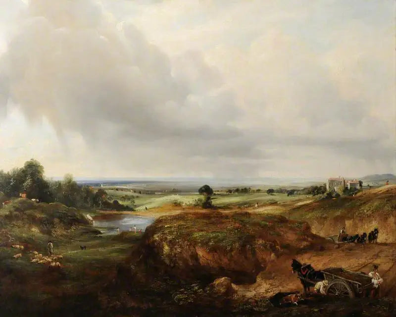 Udsigt over Hampstead Heath - John Constable