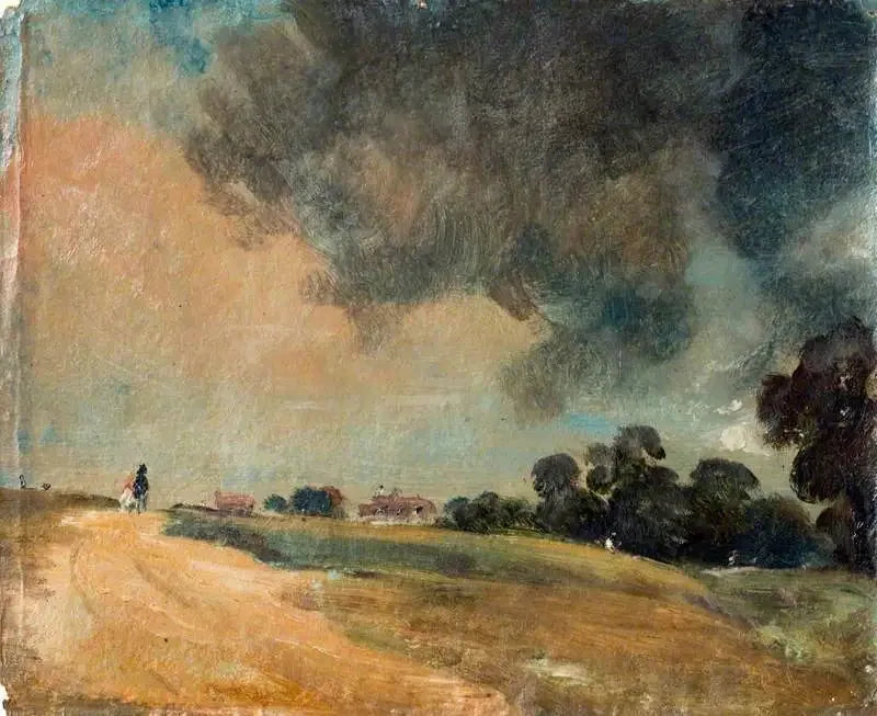 Udsigt over Hampstead, mod øst - John Constable