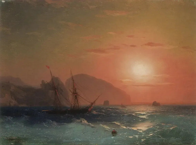 Udsigt over Ayu Dag Krim - Ivan Aïvazovski