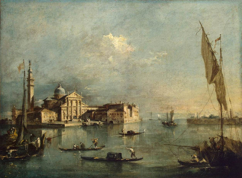 Udsigt over øen San Giorgio Maggiore - Francesco Guardi
