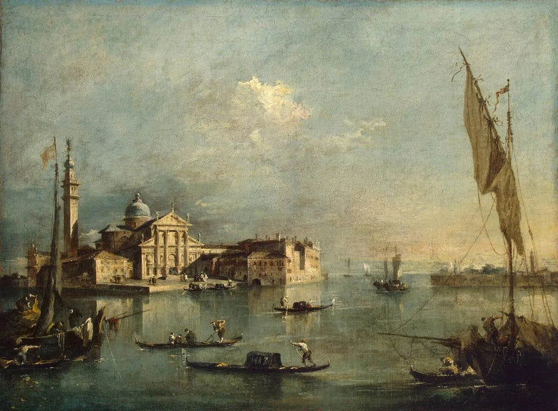 Udsigt over øen San Giorgio Maggiore - Francesco Guardi