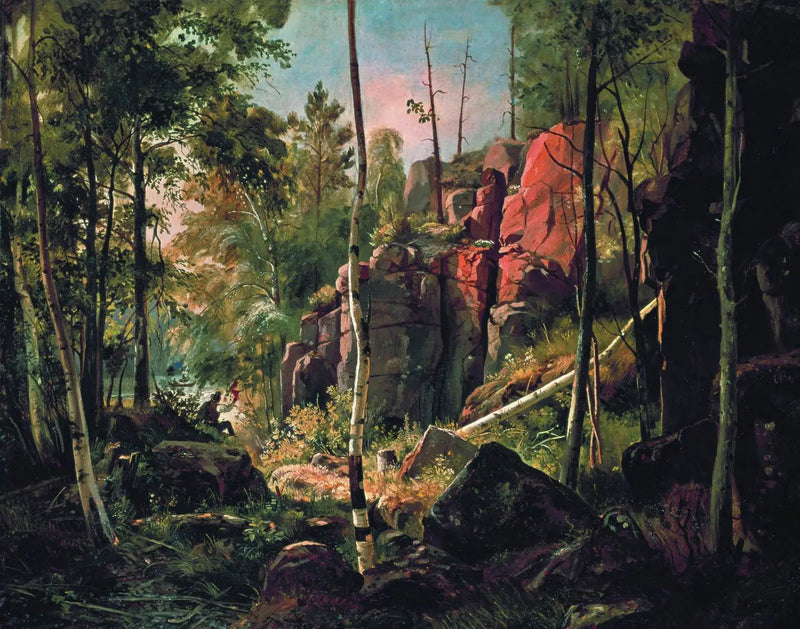 Udsigt over Valaam-øen. Kukko - Ivan Chichkine