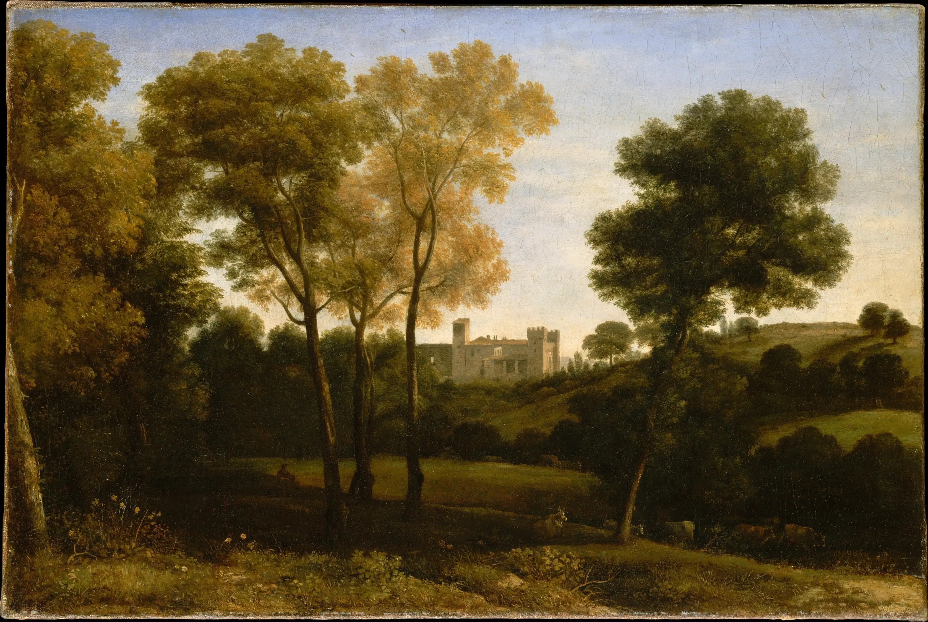 Vue de La Crescenza - Claude Lorrain - Alpha Reproduction